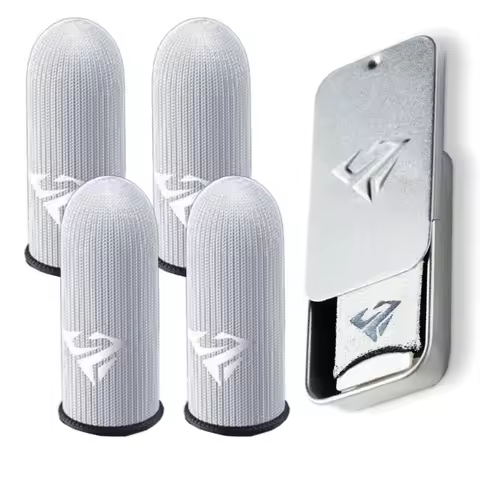 4pcs Mobile Game Fingertip Gloves For PUBG Gamer Sweatproof Anti-slip Touch Screen Finger Sleeve Bre