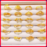 korea cop 916 48 design options/NEW Ring perempuan Jewellery Emas Bangkok 24k COCO Gold Rings - Koko Pasir