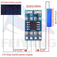 MPPT Solar Charge Controller 1A 4.2V 3.7V 18650 LiPo Li-ion Lithium Battery Charger Module SD05CRMA Solar Panel Battery Charging
