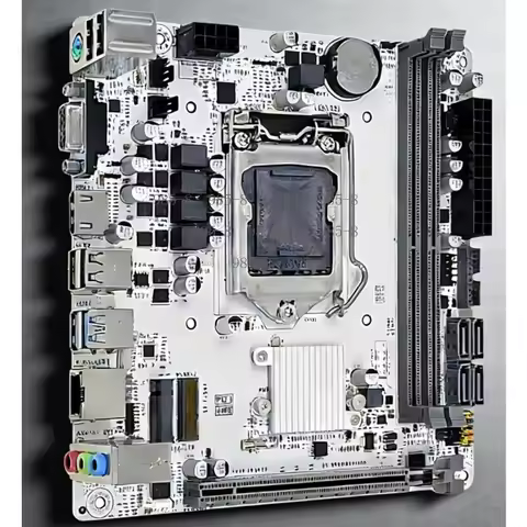 ITX-H310 Motherboard 1151 Pin DDR4 Compatible With 6 7 8 9 Gen E3V5 V6 Equipped With Cooling Fan