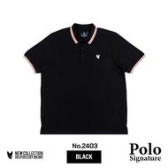 เสื้อโปโล สีดำ ⬛️ Memo🦊 Premium Polo Signature สินค้าลิขสิทธิ์แท้ BLACK