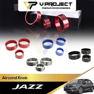 Honda Jazz Fit GK GK5 T5A 3rd Aircond Knob Lining 2014 - 2025 Jazz GK V Project Car Accessories