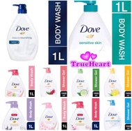 Dove Body Wash Shower Gel Beauty Sensitive Lavender Gentle Yuzu 1000ml 1L EXP:2025 Onwards
