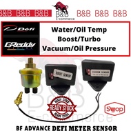 (SENSOR)  Defi Meter / Gauge Water Oil Temperature Boost Turbo Vacuum Oil Pressure Press Sensor Defi