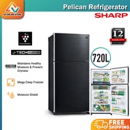 [ NEW MODEL ] Sharp SJP801MFMS / SJP801MFMK 720L Pelican Refrigerator Inverter Technology / Plasmacluster Ion Technology / Fridge / Peti Sejuk