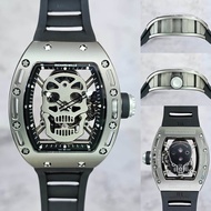 JAM TANGAN RM052 TURBILON SKULL AUTOMATIC DM42MM