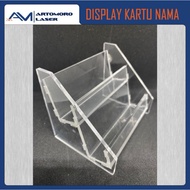 Acrylic NAME CARD DISPLAY/NAME CARD HOLDER/ACRYLIC NAME CARD HOLDER/2-Tier Business CARD STAND