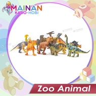MAINAN ANAK HADIAH MINIATUR ANIMAL DINOSAURUS TYREX SET