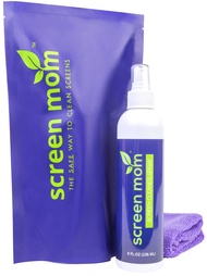 Screen Mom Screen Cleaner Kit for LED & LCD TV, Computer Monitor, Phone, Laptop, and iPad Screens – 