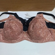 FASHION929WHP t bra with non-padded underwire size b80, c80, b85, c85, black and leather