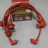 MESIN 1Set RACING SPARK PLUG CABLE 7Mm RACING SPARK PLUG CABLE BEND COP TOYOTA KF50/KIJANG SUPER KF4