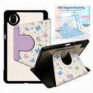 For Honor Tablet 10 /Honor Pad 10 (12.1 inch) Transparent Acrylic 360 Rotation Stand Flip Cover For 