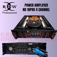 nd 18pro/ nd18pro power ampli/ amplifier 1800 watt rdw