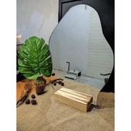Mackup mirror / aesthetic mirror / aesthetic glass / Irregular mirror / Mirror