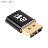 (sun) Virtual Display Adapter DP Display Port Dummy Plug 4K Headless Ghost Emulator Connector EDID 4