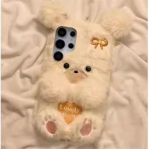 Lovely 3D Bear Heart Cases For OPPO Realme 15 14 Pro Plus 13 12 11 10 9 8 7 6 5 14X 9i 8i 6i 5i Fluf