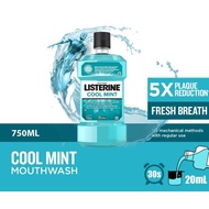 Listerine Mouthwash Twin Pack 2 x 750ml TOTAL CARE ORIGINAL COOL MINT GREEN TEA HEALTHY WHITE 涑口水 Fr