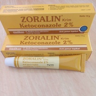 (COD)ZORALIN  ketoconazole -Salep Obat Gatal Selangkangan - Kurap - Kadas - Eksim - Kutu Air - Panu 