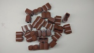 (結業清貨) 全新 Lego parts 散件 零件 moc 殺肉 樂高 palisade brick 1 x 2 1x2 30136 technic system 屋 裝飾 厚磚 基本磚 啡色