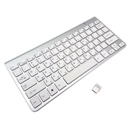 Hebrew Keyboard High Quty Ultra-Slim Wireless Keyboard Mute Keycap 2.4G Keyboard for Win XP 7 10 Android TV Box