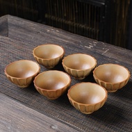 Tea Cup Ceramic Pumpkin Cup Warm Tea Stove Cup Set Personal Cup Set Kung Fu Small Tea Cup Tea Set St