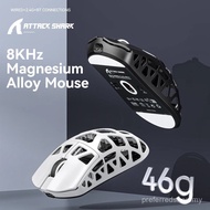 Attack Shark R3 Magnesium Alloy Gaming Mouse 8KHz Ultra-Lightweight PAW3395 26000 DPI Ergonomic