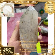 Original rough white quartz stone for home decoration, energy purification, 12cm high, weighs 400gra