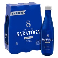 Saratoga Spring Water Bottles, Still Bottled Water with Naturally Occurring Minerals 473ML