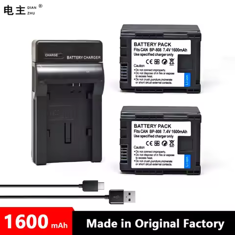 BP-808 BP808 Battery Charger For Canon FS300 FS100 XA10 FS11 FS10 FS21 FS22 FS31 HG30 HG21 HG20 HF21