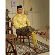 BAJU MELAYU JAKEL AARON AZIZ NEW PALOMA EXCLUSIVE PESAK MODERN TAILOR FIT BAJU RAYA BULAN BINTANG P1