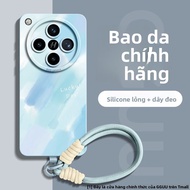 Ốp lưng silicon GGUU cho Oppo Find X8/X8 Ultra/X8 Pro họa tiết hoa tươi có dây đeo cổ tay chống rơi