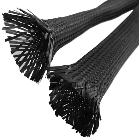3K Carbon Fiber Sleeve 3K Fishing Rod Prosthetic 45 Degree Carbon Fiber Braided Sleeve High Strength
