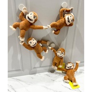 Plushie Doll George Keychain/ Chestnut from Curious George Sega