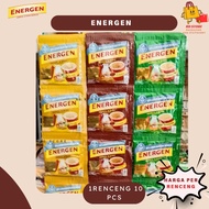 HIJAU Energen chocolate Energen vanilla Energen green beans ginger dates Renceng Contents 10 Sachets
