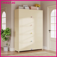 Shoe Cabinet New Cream Bamboo Multi-layer Detachable Shoe Rack Household Dustproof 32cm Deep Shoe Ra