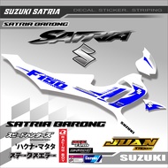 STRIPING SATRIA FU LAMA F150 BARONG STIKER VARIASI MOTIF KEREN TERLARIS
