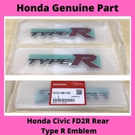 Honda Civic FD2R Rear Type R Emblem 100&