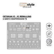 AMAOE U-QSD12 SNAPDRAGON UNIVERSAL STENCIL MOLD SET 0.12MM Original - AMAOE U-QSD12 SNAPDRAGON 7S GE