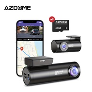[ฟรี 64GB] AZDOME M300S กล้องติดรถ 4K + FHD ระบบ WIFI GPS ทนร้อนด้วยคาปาซิเตอร์ รับประกัน 1 ปี As th