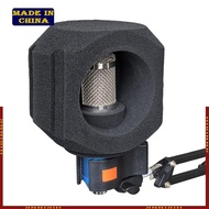 HIk Foam Microphone Cover Vocal Isolation Cabin Microphone Windscreen Soft Foam