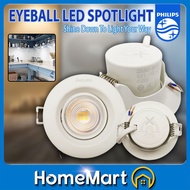 PHILIPS LED Spotlight 7W 4W 5.5W Lampu Siling Led Light Ceiling Spotlight Led Eyeball Downlight Ligh