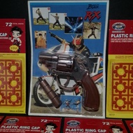 pistol dompis diecast/besi brown