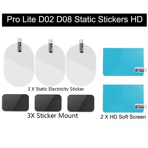 For 70mai Dash Cam pro Lite D02 Lite D08 Mount and Static Stickers Suitable for 70mai D02 Lite D08 V