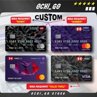 ATM Sticker Garskin Skin Card Custom Bank HSBC ATM Card Sticker Bca | Bri Bri Bri | Independent Inde