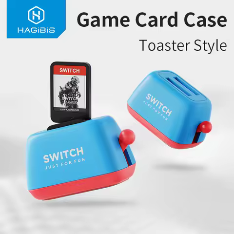 Hagibis Game Card Case for Switch Lite/ OLED/Switch2/NS Toaster Storage Holder Cute Portable Fun Cre