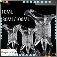 CHERRY Chinese Emperor Cup, Ancient Tripod Base Crystal Glass Cup,  Retro Chinese Wine Baijiu Cup
