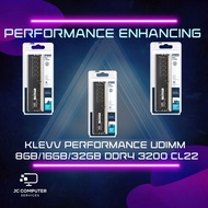 KLEVV Performance Memory UDIMM Computer PC Desktop RAM  8GB 16GB 32GB DDR4 3200 CL22