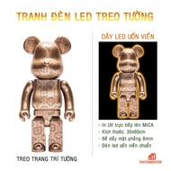 Led Wall Light Painting - BearBrick Model 2