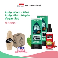 Original Source Body Wash Mint &amp; Maple Vegan Set X DemiBumi