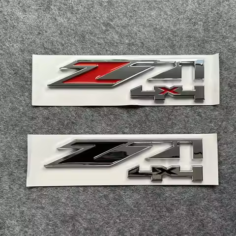 ONE PIECE POP SELLING MARKET CAR STYLING 3D Z71 4*4 ABS Emblems Side Decals Badges Compatible with Z